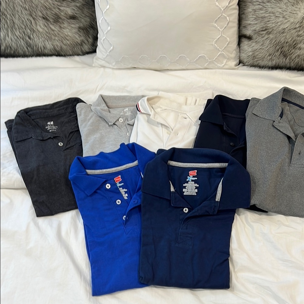 Men's Polo Shirt Collection - Assorted Colors size Small